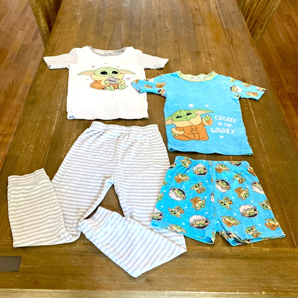 Star Wars Pajama set (2) boys size 7